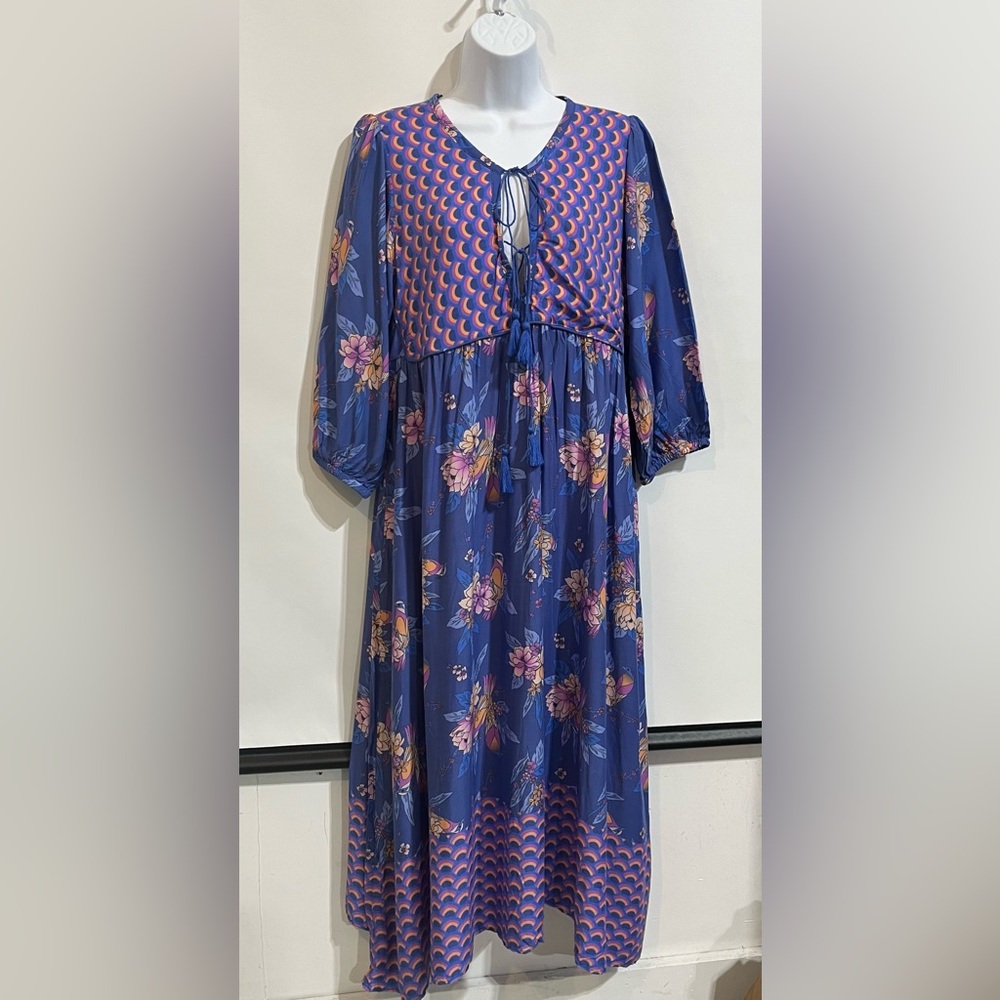 JAASE Women’s 100% Rayon‎ Maxi Dress Size 12